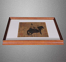 西塞山书画装裱配框服务案例